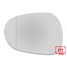 Зеркальный элемент левый ALFA ROMEO Giulia II с 2015 по год выпуска, асферика нейтральный с обогревом 11331506