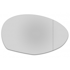 Зеркальный элемент правый ALFA ROMEO 147 I с 2000 по 2010 год выпуска, асферика нейтральный без обогрева 11470005