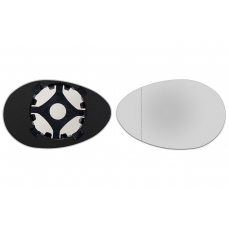 Зеркальный элемент левый ALFA ROMEO 156 I с 1997 по 2007 год выпуска, асферика нейтральный без обогрева 11569801