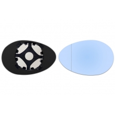 Зеркальный элемент левый ALFA ROMEO 156 I с 1997 по 2007 год выпуска, асферика голубой без обогрева 11569811