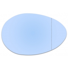 Зеркальный элемент правый ALFA ROMEO 156 I с 1997 по 2007 год выпуска, асферика голубой без обогрева 11569815