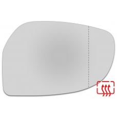 Зеркальный элемент правый CHERY Kimo с 2007 по 2014 год выпуска, асферика нейтральный с обогревом 15251100