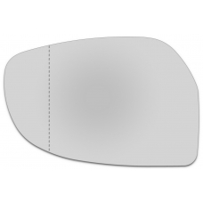 Зеркальный элемент левый CHERY Kimo с 2007 по 2014 год выпуска, асферика нейтральный без обогрева 15251101