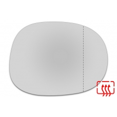 Зеркальный элемент правый CHERY Indis I с 2010 по 2015 год выпуска, асферика нейтральный с обогревом 15441000