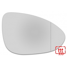 Зеркальный элемент правый CHEVROLET Aveo II с 2012 по 2015 год выпуска, асферика нейтральный с обогревом 16221100