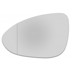 Зеркальный элемент левый CHEVROLET Aveo II с 2012 по 2015 год выпуска, асферика нейтральный без обогрева 16221101