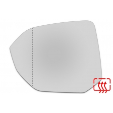 Зеркальный элемент левый CHEVROLET Captiva II с 2018 по год выпуска, асферика нейтральный с обогревом 16261806