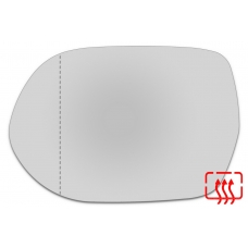 Зеркальный элемент левый CHEVROLET Epica с 2007 по 2008 год выпуска, асферика нейтральный с обогревом 16320706