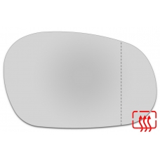 Зеркальный элемент правый CHEVROLET Lanos I с 1997 по 2009 год выпуска, асферика нейтральный с обогревом 16449800