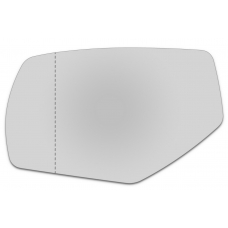 Зеркальный элемент левый CHEVROLET Silverado с 2014 по 2019 год выпуска, асферика нейтральный без обогрева 16641401