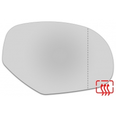 Зеркальный элемент правый CHEVROLET Suburban XI с 2007 по 2013 год выпуска, асферика нейтральный с обогревом 16650700