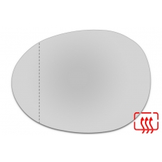 Зеркальный элемент левый CITROEN C1 I с 2008 по 2014 год выпуска, асферика нейтральный с обогревом 19110806