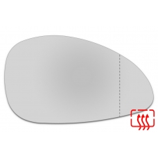 Зеркальный элемент правый CITROEN C4 I с 2004 по 2010 год выпуска, асферика нейтральный с обогревом 19350400