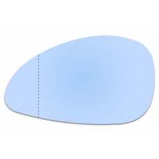 Зеркальный элемент левый CITROEN C4 I с 2004 по 2010 год выпуска, асферика голубой без обогрева 19350411
