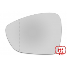Зеркальный элемент левый CITROEN C4 Picasso II с 2013 по 2018 год выпуска, асферика нейтральный с обогревом 19351306