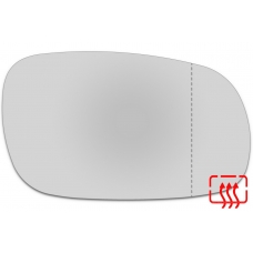 Зеркальный элемент правый DAEWOO Chance с 2009 по 2016 год выпуска, асферика нейтральный с обогревом 21150900