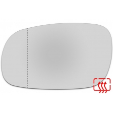 Зеркальный элемент левый DAEWOO Chance с 2009 по 2016 год выпуска, асферика нейтральный с обогревом 21150906