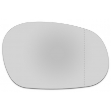 Зеркальный элемент правый DAEWOO Lanos с 1997 по 2008 год выпуска, асферика нейтральный без обогрева 21229705