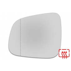 Зеркальный элемент левый DAEWOO Gentra I с 2013 по 2015 год выпуска, асферика нейтральный с обогревом 21341306