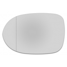 Зеркальный элемент левый DODGE Caliber I с 2009 по 2011 год выпуска, асферика нейтральный без обогрева 24110901