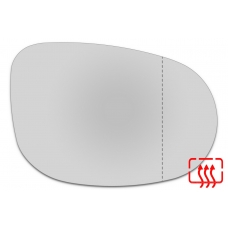 Зеркальный элемент правый FIAT Bravo II с 2007 по 2014 год выпуска, асферика нейтральный с обогревом 27110700
