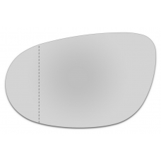 Зеркальный элемент левый FORD KA II с 2008 по 2016 год выпуска, асферика нейтральный без обогрева 28590801