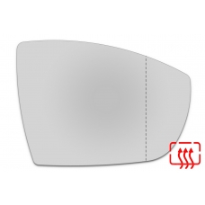 Зеркальный элемент правый FORD S-MAX I с 2010 по 2015 год выпуска, асферика нейтральный с обогревом 28760600