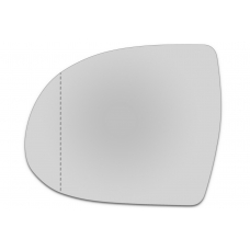 Зеркальный элемент левый HAVAL H6 I с 2014 по 2020 год выпуска, асферика нейтральный без обогрева 31101401