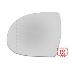 Зеркальный элемент левый HAVAL H6 I с 2014 по 2020 год выпуска, асферика нейтральный с обогревом 31101406