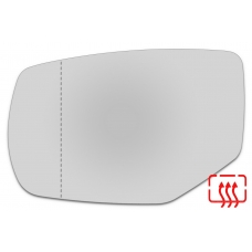 Зеркальный элемент левый HONDA Accord IX с 2012 по 2015 год выпуска, асферика нейтральный с обогревом 36101106