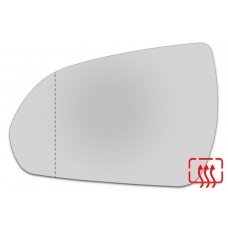 Зеркальный элемент левый HYUNDAI Avante VI с 2015 по 2020 год выпуска, асферика нейтральный с обогревом 39161706