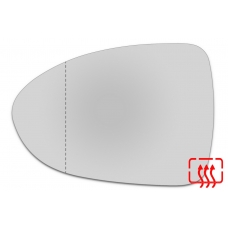 Зеркальный элемент левый KIA Rio III с 2015 по 2017 год выпуска, асферика нейтральный с обогревом 50221506