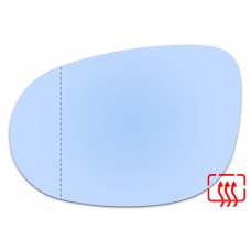 Зеркальный элемент левый LANCIA Delta III с 2008 по 2014 год выпуска, асферика голубой с обогревом 53440816