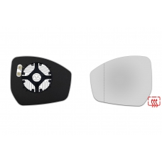 Зеркальный элемент левый LAND ROVER Discovery Sport I с 2014 по год выпуска, асферика нейтральный с обогревом 54201406