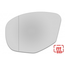 Зеркальный элемент левый LIFAN X60 I с 2011 по 2016 год выпуска, асферика нейтральный с обогревом 57331106
