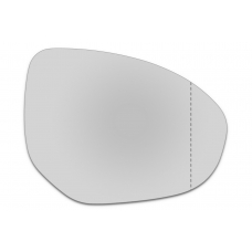 Зеркальный элемент правый MAZDA 2 II с 2008 по 2014 год выпуска, асферика нейтральный без обогрева 62220805