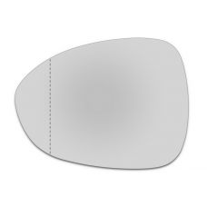 Зеркальный элемент левый MAZDA MX-5 III с 2008 по 2015 год выпуска, асферика нейтральный без обогрева 62580801