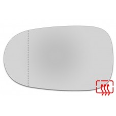 Зеркальный элемент левый NISSAN Almera Classic I с 2006 по 2012 год выпуска, асферика нейтральный с обогревом 69100606