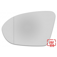 Зеркальный элемент левый OPEL Astra с 2015 по 2021 год выпуска, асферика нейтральный с обогревом 70111506