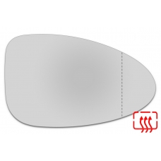 Зеркальный элемент правый PORSCHE Boxster IV с 2016 по год выпуска, асферика нейтральный с обогревом 75121600