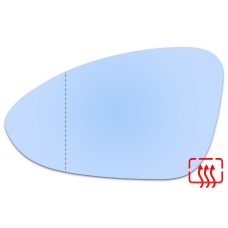 Зеркальный элемент левый PORSCHE Panamera II с 2016 по год выпуска, асферика голубой с обогревом 75331616