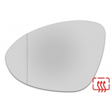 Зеркальный элемент левый PORSCHE Cayenne III с 2017 по год выпуска, асферика нейтральный с обогревом 75551706