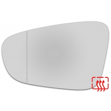 Зеркальный элемент левый PORSCHE Taycan I с 2019 по год выпуска, асферика нейтральный с обогревом 75881906