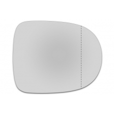 Зеркальный элемент основной RENAULT Clio III с 2009 по 2012 год выпуска, асферика нейтральный без обогрева 76100932