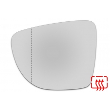 Зеркальный элемент левый RENAULT Clio IV с 2012 по 2019 год выпуска, асферика нейтральный с обогревом 76101206