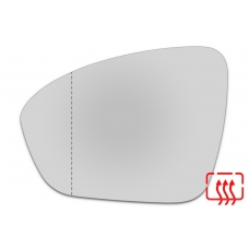 Зеркальный элемент левый RENAULT Clio V с 2019 по год выпуска, асферика нейтральный с обогревом 76101906