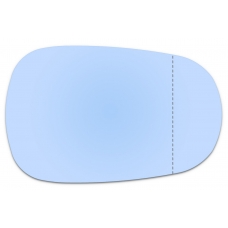 Зеркальный элемент основной RENAULT Logan I с 2004 по 2009 год выпуска, асферика голубой без обогрева 76300336