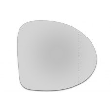 Зеркальный элемент правый RENAULT Twingo II с 2007 по 2012 год выпуска, асферика нейтральный без обогрева 76440705
