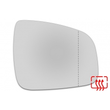 Зеркальный элемент правый RENAULT Sandero I с 2008 по 2014 год выпуска, асферика нейтральный с обогревом 76750800