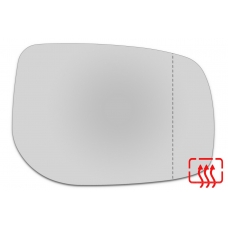 Зеркальный элемент правый SCION xB II с 2007 по 2015 год выпуска, асферика нейтральный с обогревом 81100700